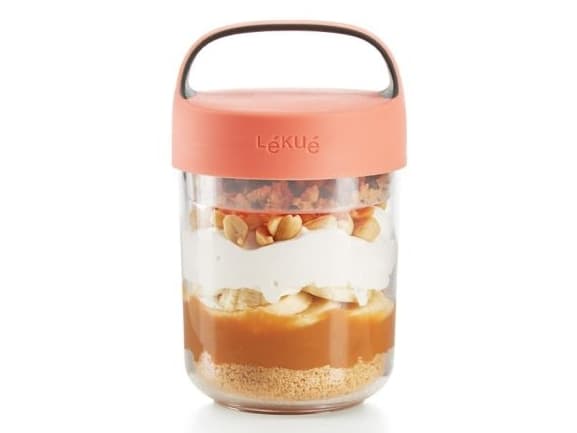Lékué 884900, Kanna, Rund, 0,4 l, Korall, Tritan, -20 - 100 ° C