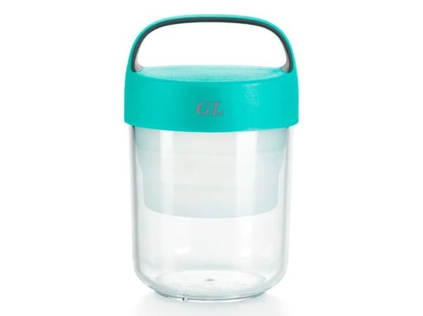 Lékué 884948, Krukke, Rund, 0,4 l, Turkis, Tritan, -20 - 100 °C