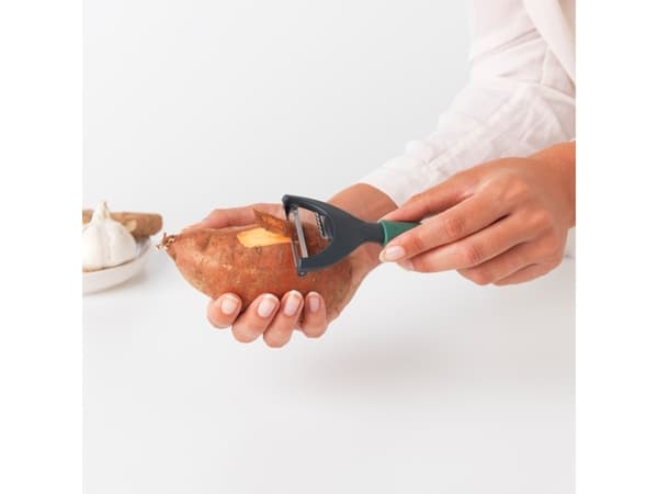Brabantia Tasty+, Hedelmät ja vihannekset, Y-kuorija, Harmaa, Hopea, 60 mm, 22 mm, 173 mm