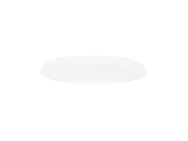 Okko Tallerken Firkantet Oval 34,3 Cm Hvit