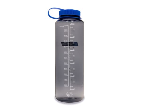 Nalgene 2020-0148, 1500 ml, Daglig användning, Grå, Plast, Vuxen, Man / Kvinna
