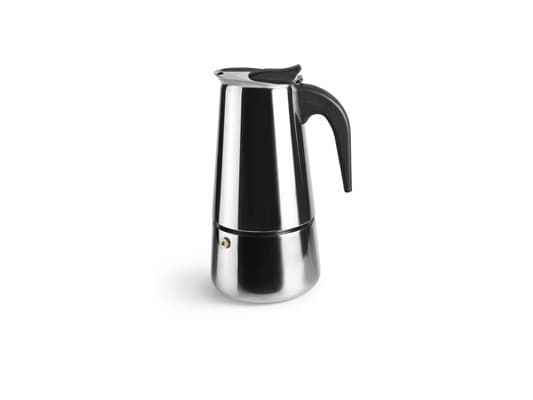 Ibili 611010, Mokkagryte, Rustfritt stål, Rustfritt stål, 10 kopper, Bakelitt, 1 stykker