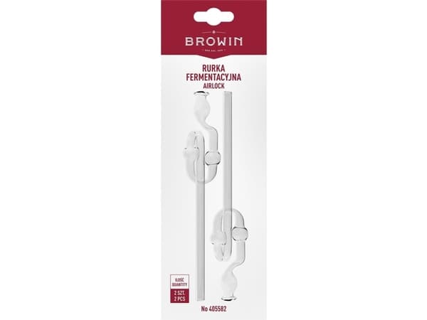 Browin Vinfermenteringsrør glass 2 stk 8,5 mm