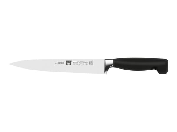 ZWILLING Four Star - Carving knife - 20 cm - svart håndtak