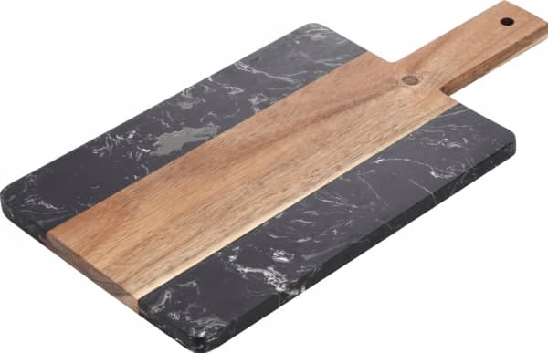 Serveringsbrett 38x18cm Svart og brun Lumarko!