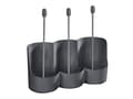 Miniatyrbilde 1 av 2: WENKO 54769100, Rillefelt, Holder, Tabletop, Drikkeglass, Svart, Plastikk