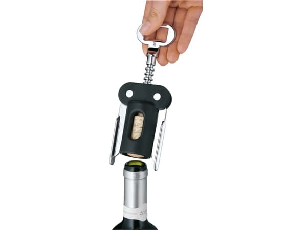 WMF 4000530592224, Vinget korketrekker, Sort, Rustfritt stål, Rustfritt stål