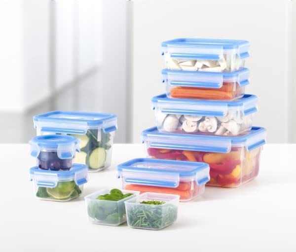Tefal K30222, Låda, Rund, 0,15 l, Blå, Transparent, Plast, Tyskland
