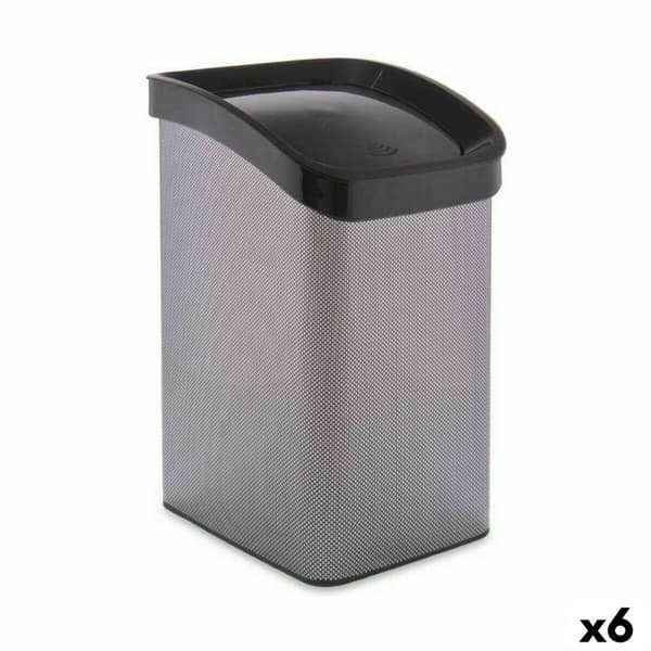 Papirkurv Berilo D085-2 Mørkegrå Plastik 12 L Dumper (6 enheder)
