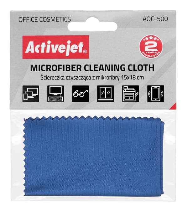 Activejet AOC-500 Microfiber rengøringsklud 15x18cm