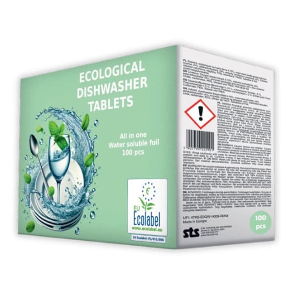Ekologiset astianpesukonetabletit 100 kpl / STS