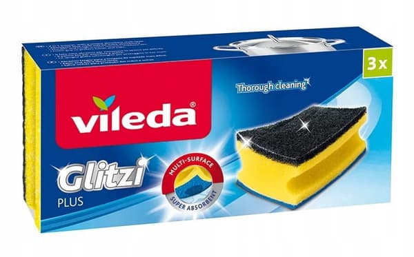 Kökssvamp, profilerad, för disk, 3 st.