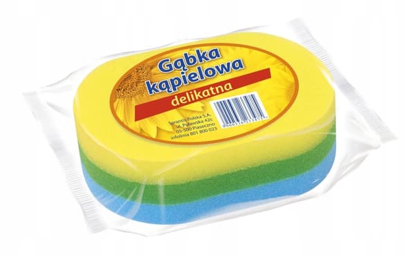 Kylpysieni vartalon pesuun, herkkä, soikea