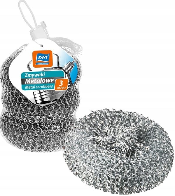 Disksvamp i metall, 3 st