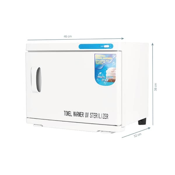 Håndklædevarmer med UV-C sterilisator 23 L hvid