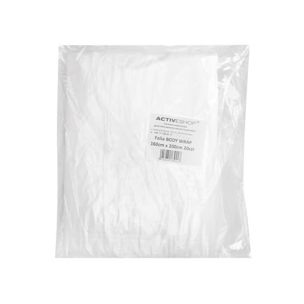 Body wrap folieark 20 stk. 160 cm x 200 cm