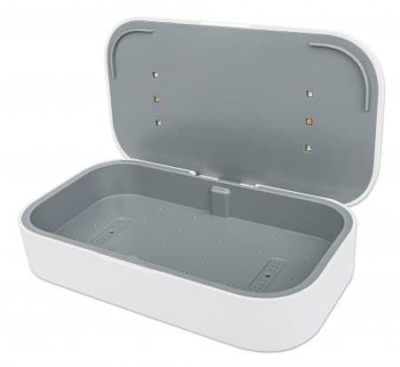 MANHATTAN UV Desinfektionsbox med 10W Induktionsladepad weiù