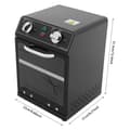 Miniatyrbillede 2 af 2: Sterilisator, Højtemperatur Desinfektion, Brugervenlig Timer,Sort