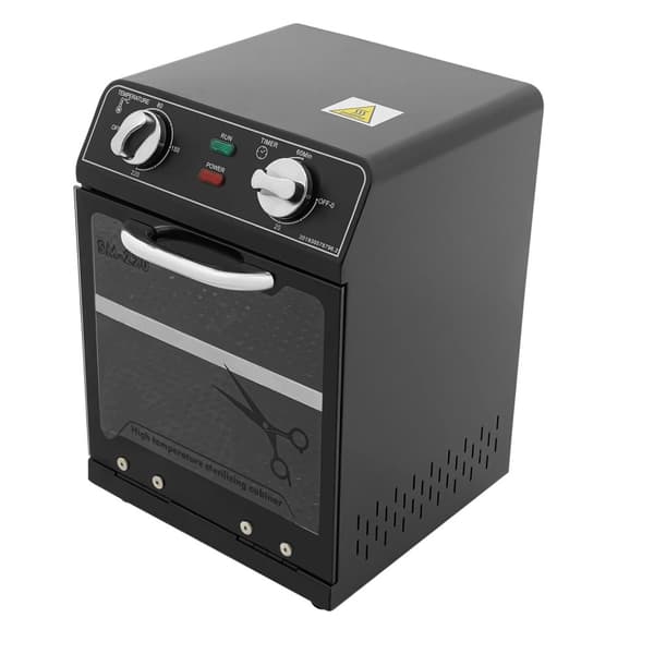 Sterilisator, Højtemperatur Desinfektion, Brugervenlig Timer,Sort