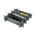 Miniatyrbild 2 av 4: COMPACTOR Dragseparator Free - 6 plattor - Polystyren - 44xH10 cm - Grå