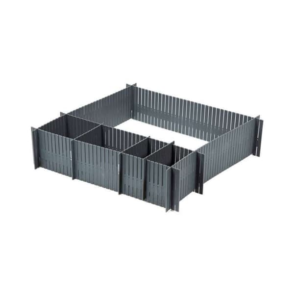 COMPACTOR Dragseparator Free - 6 plattor - Polystyren - 44xH10 cm - Grå