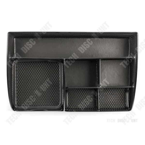 TD® Black Desk Organizer Praktisk design Multifunktions komplett lådhållare Förvaringsset Lättvikts tillbehörsfack