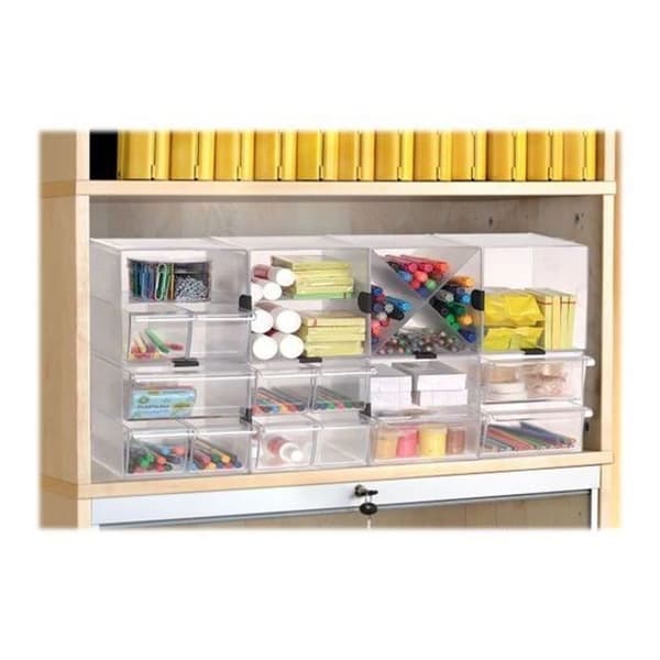 Archivo 2000 Archicubo Desk organizer polystyren (PS) genomskinlig kristall
