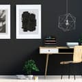 Miniatyrbild 5 av 6: Relaxdays Dokumentorganisatör, kontorsorganisatör i MDF, A4-format, 3 fack, HxLxP: 27 x 31,5 x 24 cm, natur