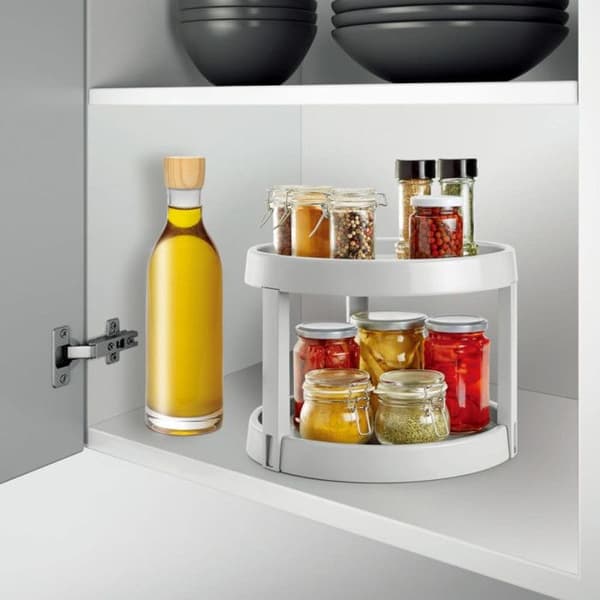 Kökorganisatör - Metaltex - MTLPRO000-362522000 - Grå plast - Ø28 cm - Halkfri