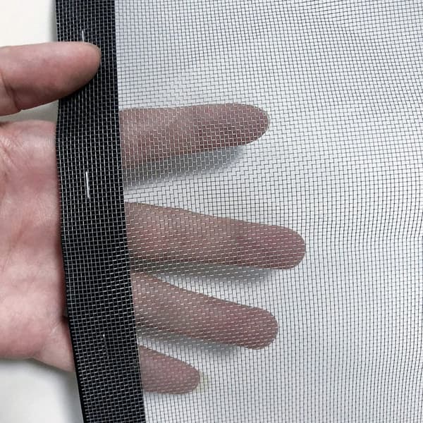 INF Itsekiinnittyvä hyttysverkko ikkunoihin Musta