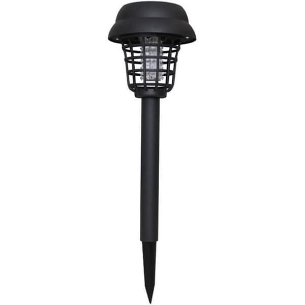 Mosquito Bug Powered Insektslampa Light Solar LED Trädgårdslampa LED-lampa Anti Mosquito Lamp Batteri (svart, One Size)[1612]