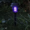 Miniatyrbild 3 av 4: Solar Mosquito Repellent Lamp Myggdödare Lampa LED Vit-lila ljusbelysning och Myggdödare Solar Lampa [463]
