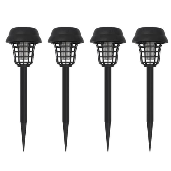 Anti-insektslampa - Solar - 4 st - Repellent - Anti-regn - Insektsfälla