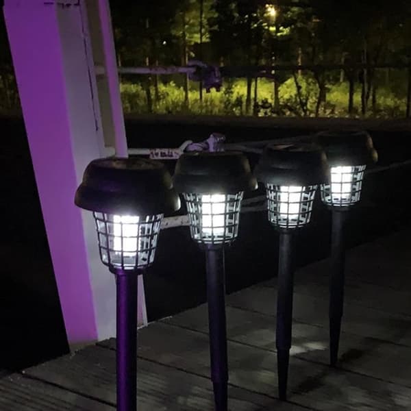 Anti-insektslampa - Solcellslampa - 2 st - Repellent - Anti-regn - Insektsfälla