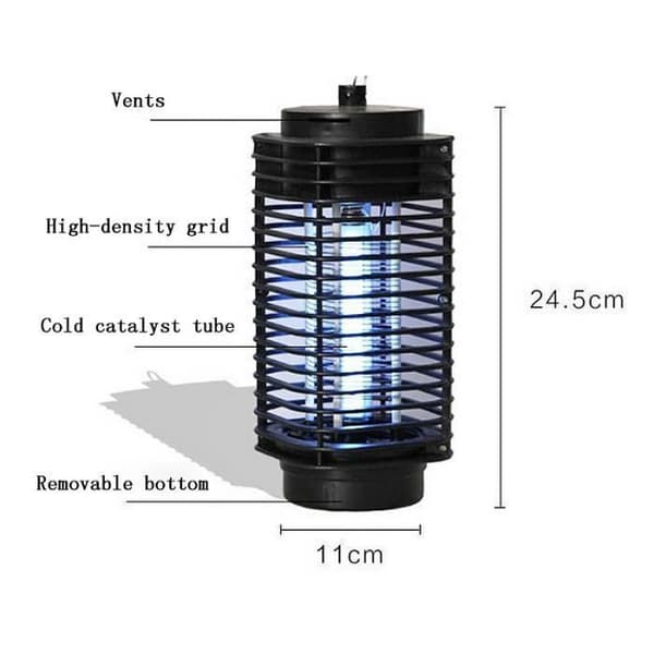 Elektronisk myggmedel Fluga Led Nattlampa Skadedjursbekämpare Ultrasonic