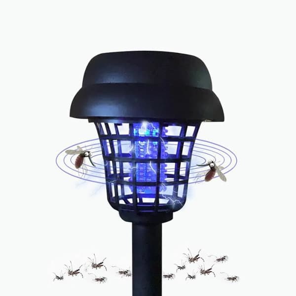 Pest Killer, Solar Mosquito Killer Lamp, LED-ljus för trädgårdsgräsmatta, utomhusbelysning, Mosquito Killer Trap - Myggdödare