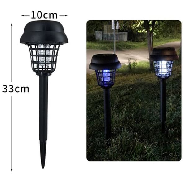 Pest Killer, Solar Mosquito Killer Lamp, LED-ljus för trädgårdsgräsmatta, utomhusbelysning, Mosquito Killer Trap - Myggdödare
