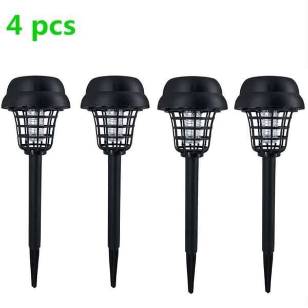 Insektsbekämpande lampa - Killer Lamp - Solenergi - LED-belysning - Pack med 4 - Insektsavvisande