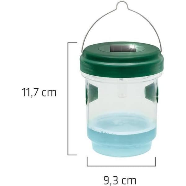 Flugfälla - IY16834 - Solar med LED-ljus - 2st - Grön - Anti-Insekter