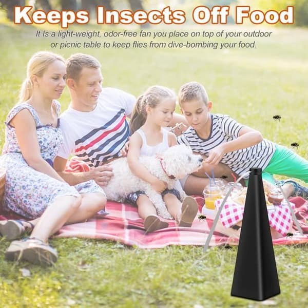 Fly Killer Fan Håll myggflugor - flugor - insekter borta från din mat, måltid Fly Killer Fan