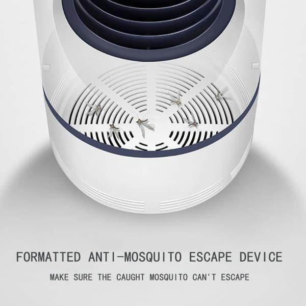 Inandningsmyggdödare LED-lampor Flugmyggfälla Light Myggmedel Insektsdödare