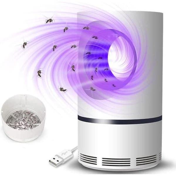 Inandningsmyggdödare LED-lampor Flugmyggfälla Light Myggmedel Insektsdödare