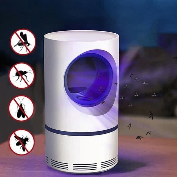 Mosquito Killer - USB Mosquito Repellent Lamp - Non-Toxic Killer Mosquito Insect Repellent Lamp - 5W för hemmakontor LED - Vit