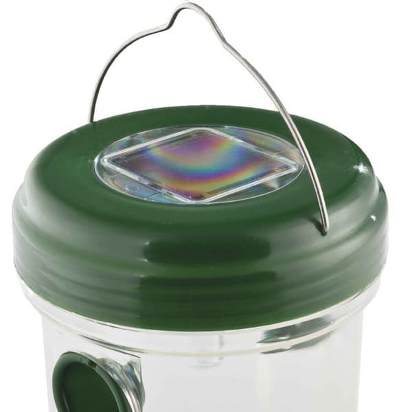Insektsfångare - Solenergi - Grön - 13 cm hög - 9 cm diameter - Ekologisk