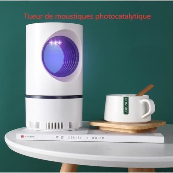 Anti-mygglampa - Mosquito killer photocatalyst - LED, USB-laddning - Ögonform