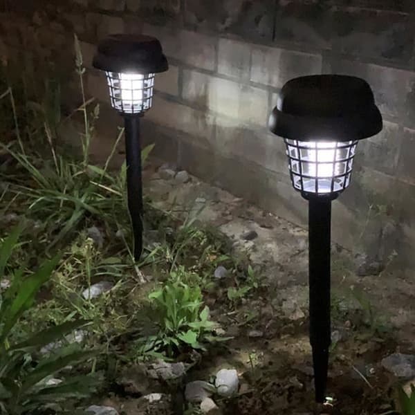 INSEKTLAMPA, 8 st - Solar Mosquito Killer Lamp, 1-2-4-6-8 st, Elektriskt LED UV-ljus, Vattentät, För trädgård, Gräsmatta,