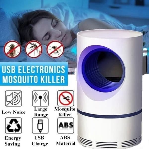 Mosquito Killer Lamp - LY16814 - USB Electric - 12x21,5 cm - Vit - Insektsfälla
