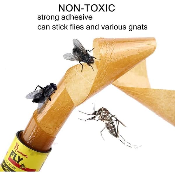 Flugfälla Paper Flugdödare inifrån och ut Använd flugor, myggor och andra flygande insekter(40 [383]