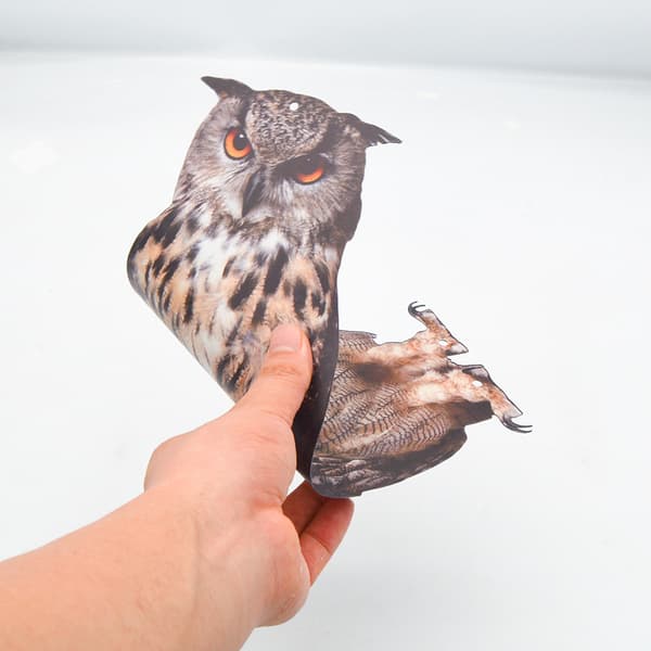 Owl Bird Repellent Bell hänge