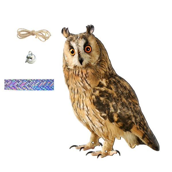 INF Owl Bird Repellent Bell hänge